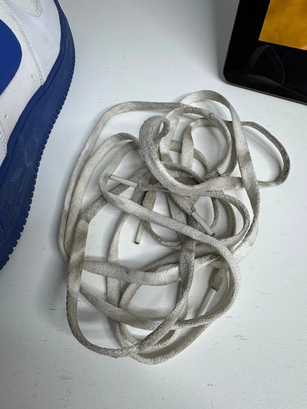 Nike Air Force 1 Low White Blue Sneakers Men’s Size 13